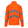 Orange - Back - Regatta Mens Pro Contract Ablaze 2 Layer Hi-Vis Soft Shell Jacket