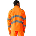 Orange - Lifestyle - Regatta Mens Pro Contract Ablaze 2 Layer Hi-Vis Soft Shell Jacket