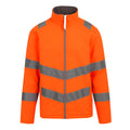 Orange - Front - Regatta Mens Pro Contract Ablaze 2 Layer Hi-Vis Soft Shell Jacket