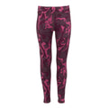 Deep Plum - Front - Regatta Childrens-Kids Barlia Marble Winter Leggings