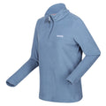 Coronet Blue - Side - Regatta Great Outdoors Womens-Ladies Sweetheart 1-4 Zip Fleece Top