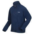 Admiral Blue - Side - Regatta Great Outdoors Mens Thompson Half Zip Fleece Top