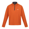 Burnt Copper - Front - Regatta Great Outdoors Mens Thompson Half Zip Fleece Top