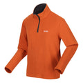 Burnt Copper - Side - Regatta Great Outdoors Mens Thompson Half Zip Fleece Top