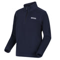 Navy-Navy - Lifestyle - Regatta Great Outdoors Childrens-Kids Hot Shot II Half Zip Fleece Top