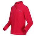 Pink Potion - Side - Regatta Great Outdoors Childrens-Kids Hot Shot II Half Zip Fleece Top