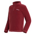 Rumba Red - Lifestyle - Regatta Great Outdoors Childrens-Kids Hot Shot II Half Zip Fleece Top