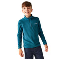 Moroccan Blue - Lifestyle - Regatta Great Outdoors Childrens-Kids Hot Shot II Half Zip Fleece Top