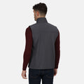 Seal Grey - Side - Regatta Mens Flux Softshell Bodywarmer - Sleeveless Jacket Water Repellent And Wind Resistant