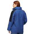 Royal Blue-Navy - Side - Regatta Womens-Ladies Defender III 3 In 1 Waterproof Jacket