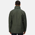 Dark Olive - Back - Regatta Mens Vertex III Waterproof Breathable Jacket