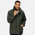 Dark Olive - Side - Regatta Mens Vertex III Waterproof Breathable Jacket