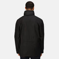 Black - Back - Regatta Mens Vertex III Waterproof Breathable Jacket