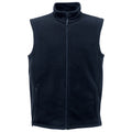 Dark Navy - Front - Regatta Mens Micro Fleece Bodywarmer - Gilet