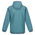 Bristol Blue - Back - Regatta Great Outdoors Childrens-Kids Lever II Packaway Rain Jacket