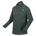 Darkest Spruce - Side - Regatta Great Outdoors Womens-Ladies Montes Half Zip Fleece Top