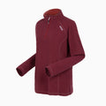 Rumba Red - Side - Regatta Great Outdoors Womens-Ladies Montes Half Zip Fleece Top