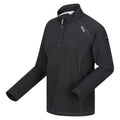 Black-Seal Grey - Side - Regatta Great Outdoors Womens-Ladies Montes Half Zip Fleece Top