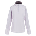 Lilac Frost - Front - Regatta Great Outdoors Womens-Ladies Montes Half Zip Fleece Top