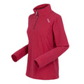 Deep Pink-Hot Pink - Side - Regatta Great Outdoors Womens-Ladies Montes Half Zip Fleece Top