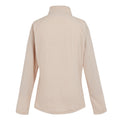 Warm Taupe-Blanc De Blanc - Back - Regatta Great Outdoors Womens-Ladies Montes Half Zip Fleece Top