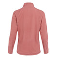 Mineral Red-Dusty Rose - Back - Regatta Great Outdoors Womens-Ladies Montes Half Zip Fleece Top