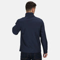 Navy - Side - Regatta Classic Mens Water Repellent Softshell Jacket