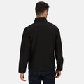 Black - Side - Regatta Classic Mens Water Repellent Softshell Jacket