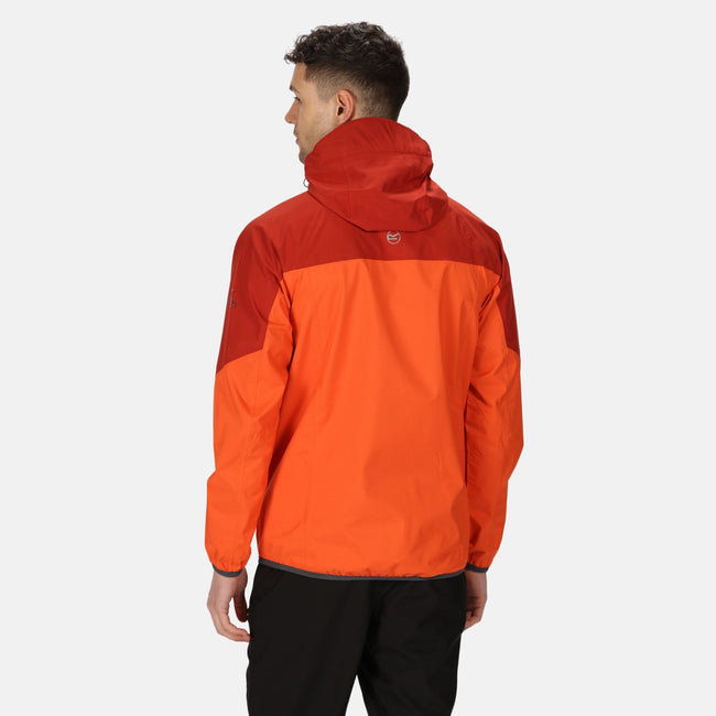 Regatta Mens Hooded Hillpack Jacket Rusty Orange