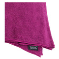 Dark Cerise - Back - Regatta Great Outdoors Lightweight Giant Compact Travel Towel