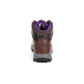 Chestnut-Alpine Purple - Side - Regatta Great Outdoors Womens-Ladies Bainsford Waterproof Hiking Boots