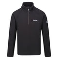 Ash - Front - Regatta Great Outdoors Mens Kenger Half Zip Honeycomb Fleece