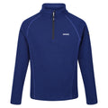 New Royal - Front - Regatta Great Outdoors Mens Kenger Half Zip Honeycomb Fleece