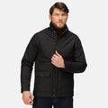 Black - Back - Regatta Mens Tyler Quilted Jacket