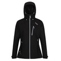 Black-White - Front - Regatta Womens-Ladies Birchdale Shell Waterproof Jacket