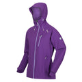 Plum - Side - Regatta Womens-Ladies Birchdale Shell Waterproof Jacket