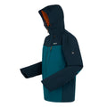 Moroccan Blue-Navy-Moonlight Denim - Side - Regatta Mens Birchdale Waterproof Hooded Jacket