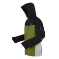 Nephrite Green-Black - Side - Regatta Mens Birchdale Waterproof Hooded Jacket