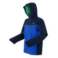 Olympian Blue-Navy - Side - Regatta Mens Birchdale Waterproof Hooded Jacket