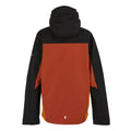 Red Ochre-Black - Back - Regatta Mens Birchdale Waterproof Hooded Jacket