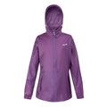 Sunset Purple - Front - Regatta Womens-Ladies Pack It III Waterproof Jacket