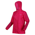 Pink Potion - Side - Regatta Womens-Ladies Pack It III Waterproof Jacket