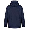 Navy - Back - Regatta Mens Pack It III Waterproof Jacket