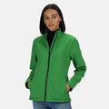 Extreme Green-Black - Back - Regatta Womens-Ladies Ablaze Printable Soft Shell Jacket