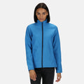 French Blue-Navy - Back - Regatta Womens-Ladies Ablaze Printable Soft Shell Jacket