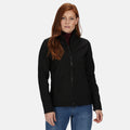 Black-Black - Back - Regatta Womens-Ladies Ablaze Printable Soft Shell Jacket