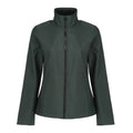 Dark Spruce-Black - Front - Regatta Womens-Ladies Ablaze Printable Soft Shell Jacket