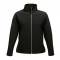 Black-Classic Red - Front - Regatta Womens-Ladies Ablaze Printable Softshell Jacket