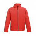 Classic Red-Black - Front - Regatta Womens-Ladies Ablaze Printable Soft Shell Jacket