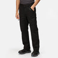 Traffic Black - Back - Regatta Mens Pro Action Waterproof Trousers - Long (34in)